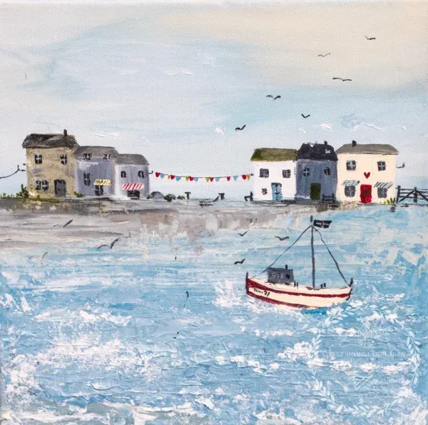 Cornwall in leichtem Blau